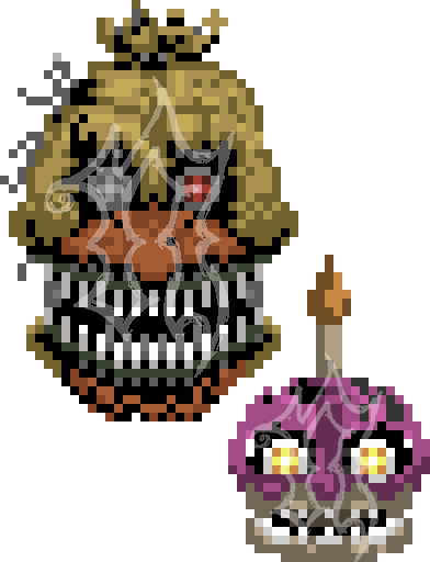 Nightmare Chica W/O Cupcake, Blender Model