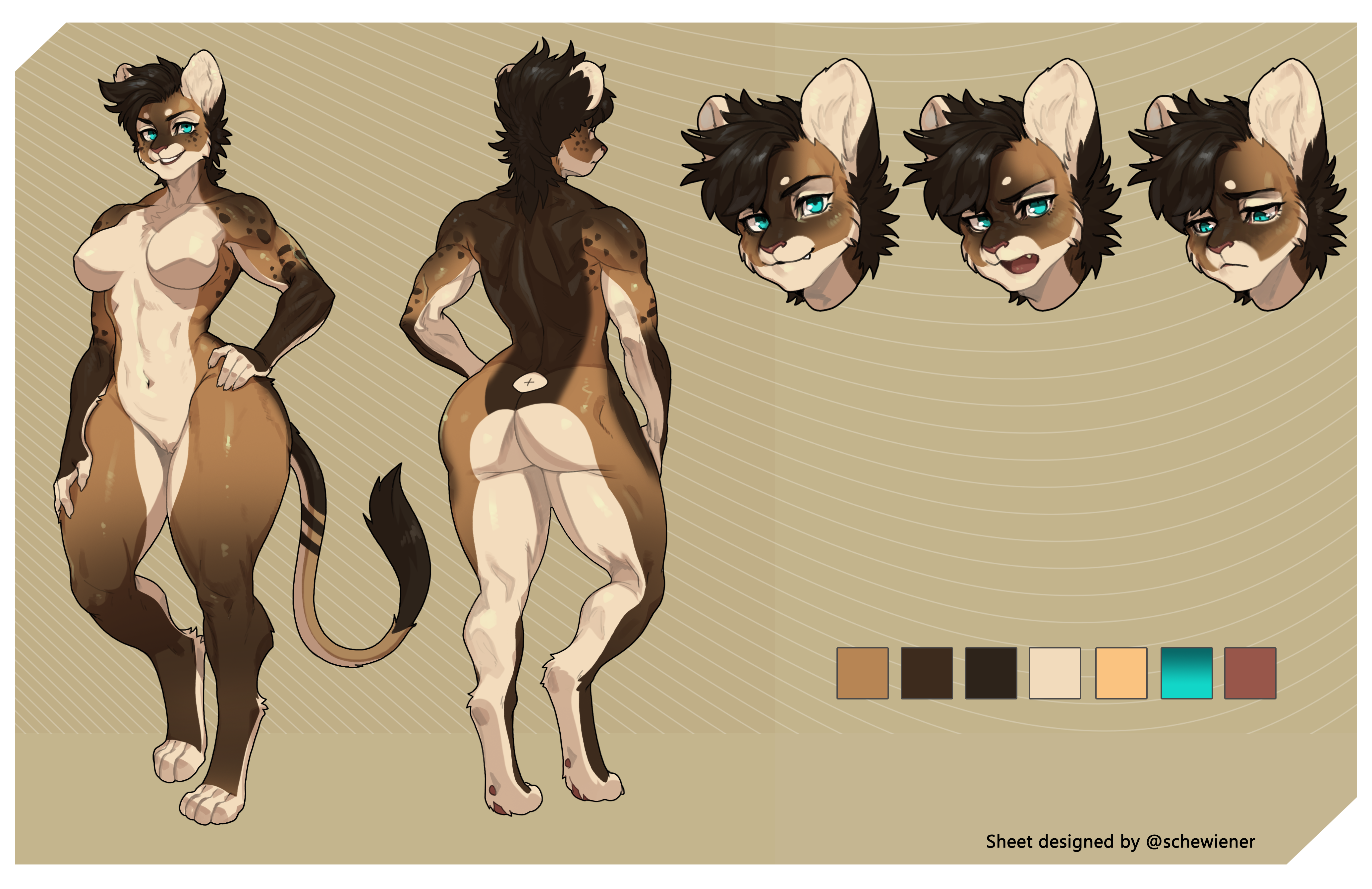 female Body reference sheet design by SnowWolf1 -- Fur Affinity