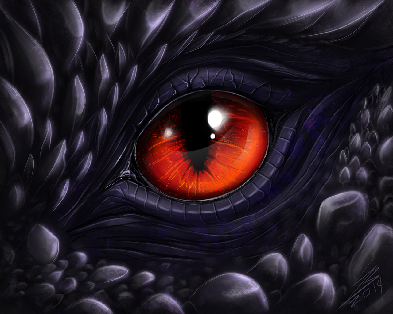 Dragon eye [Commission] by nubilum93 -- Fur Affinity [dot] net