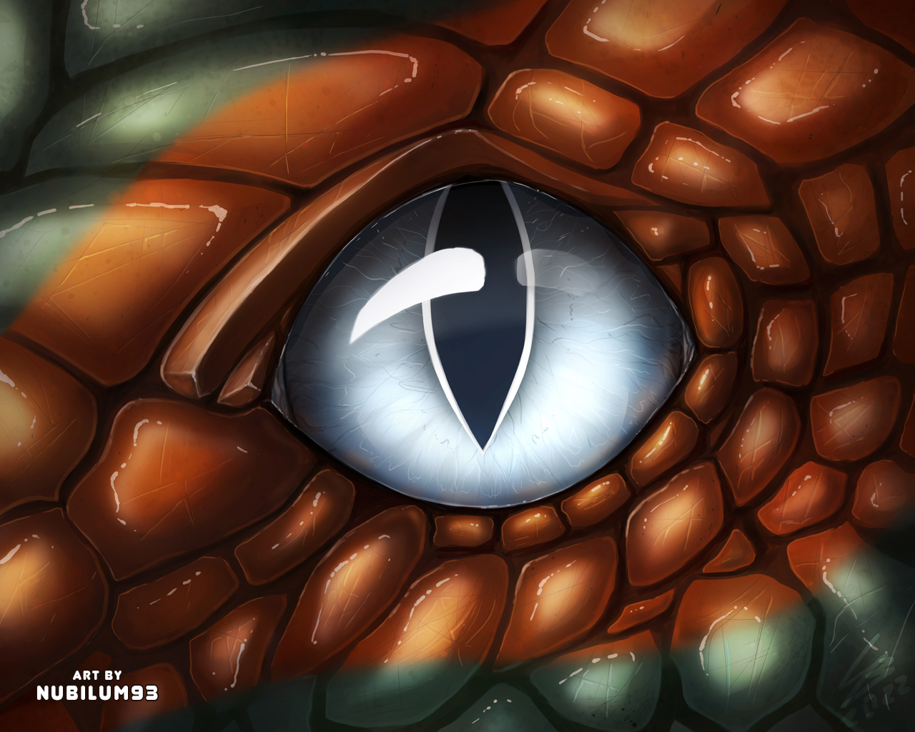 Dragon eye [Commission] by nubilum93 -- Fur Affinity [dot] net