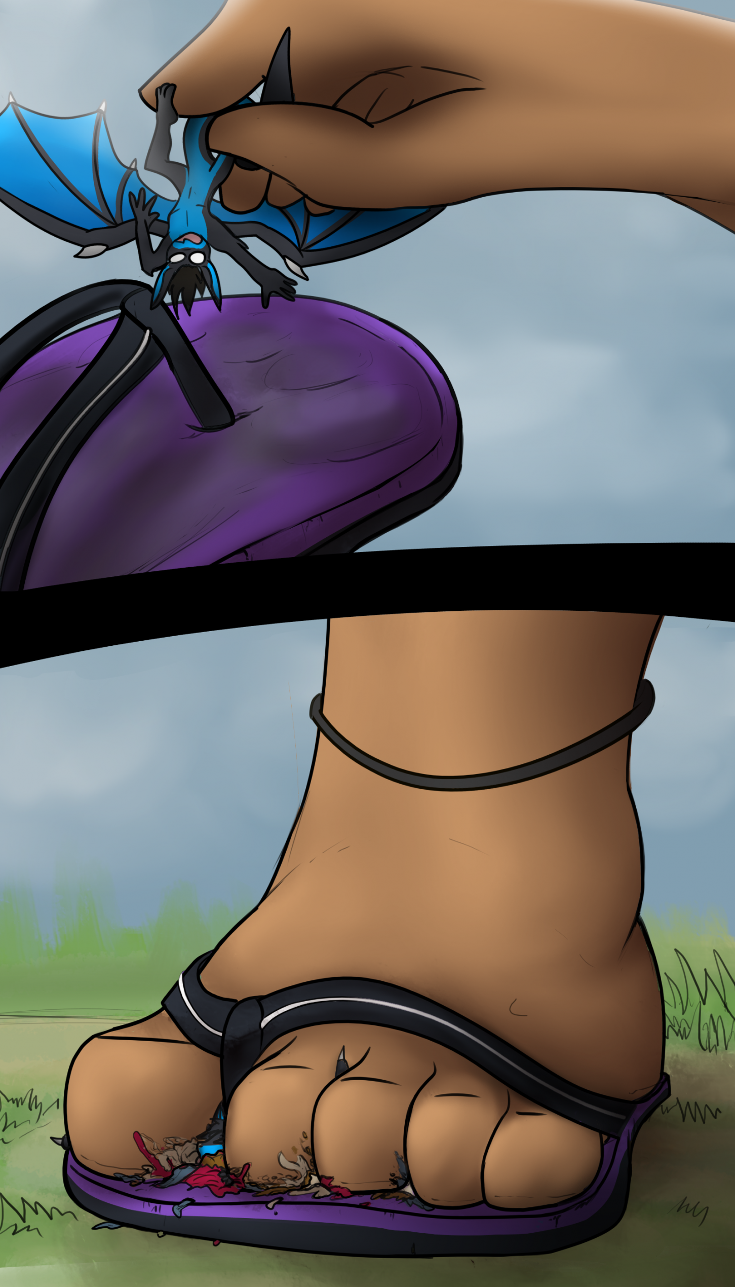 giantess foot crush gore Ruined Picnic (Pt.2/Textless) by NuclearWalnut -- Fur Affinity [dot] net