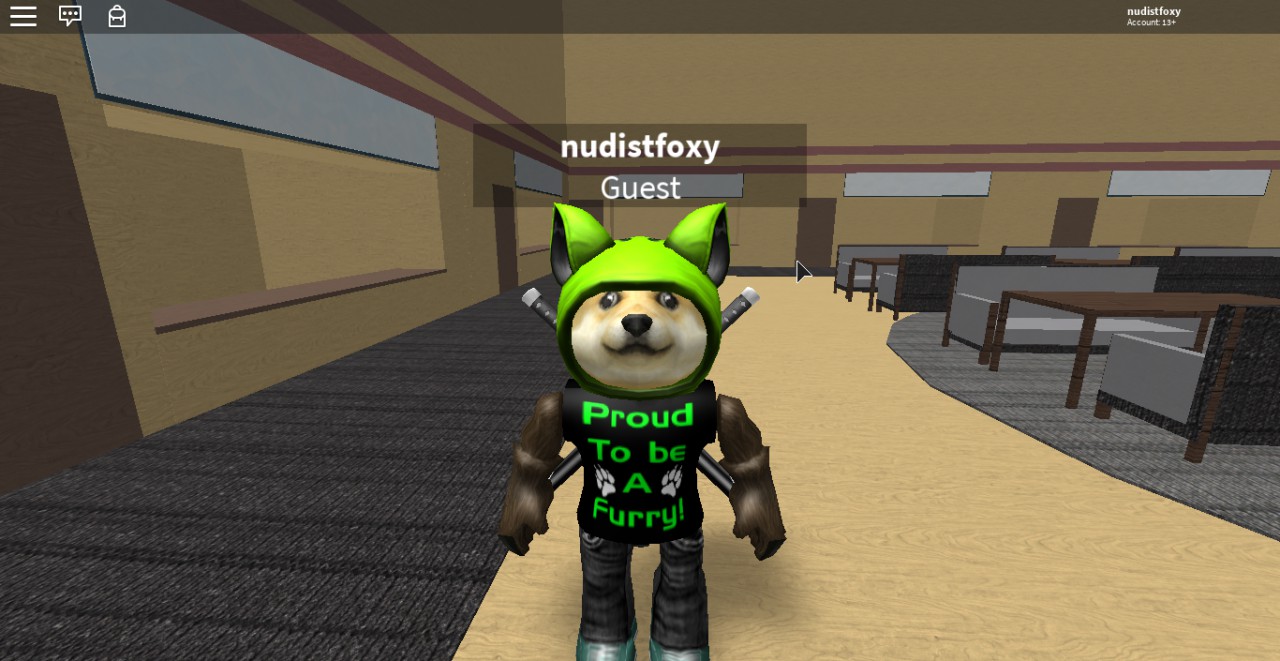 My roblox avatar! : r/furry