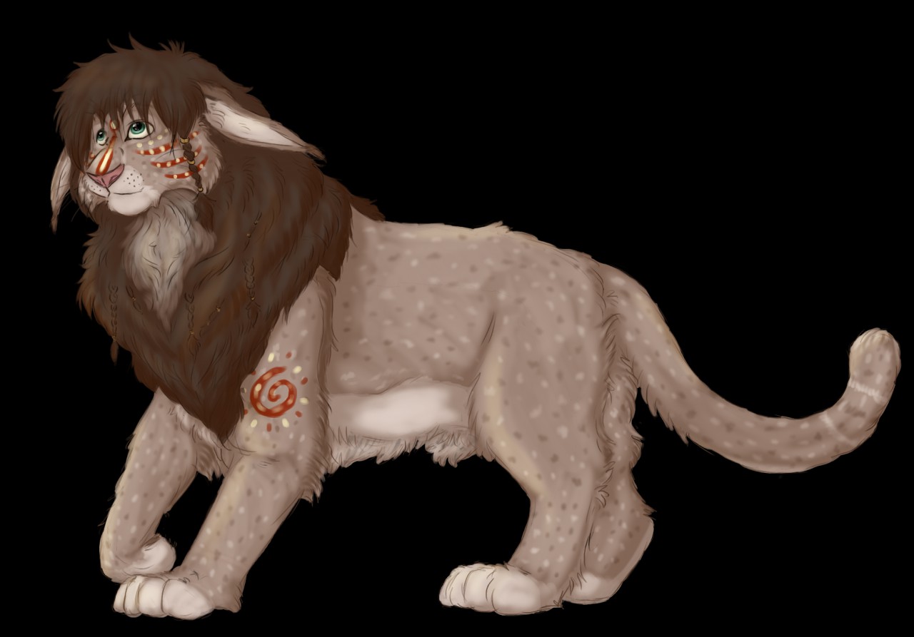 lynx-lion shaman guy by nukotek -- Fur Affinity [dot] net