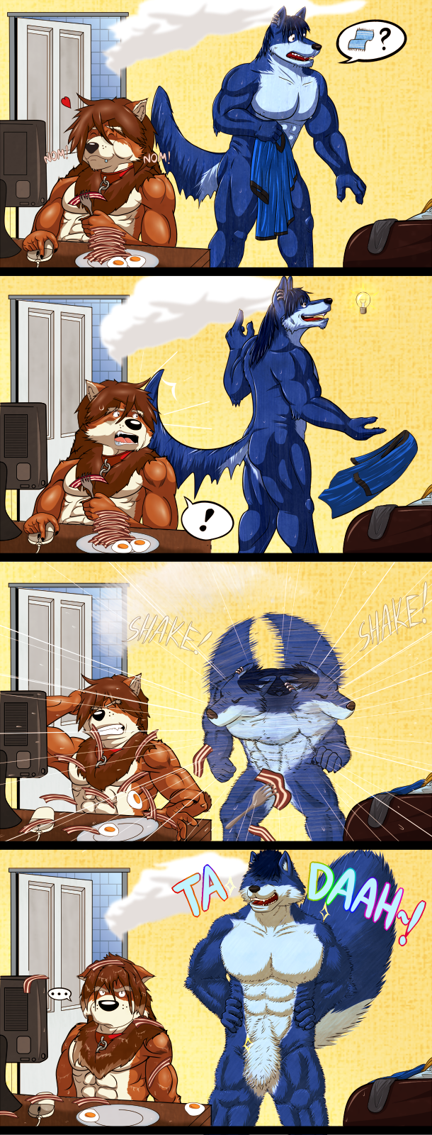 Create comics meme wolf, underwear wolf - Comics 