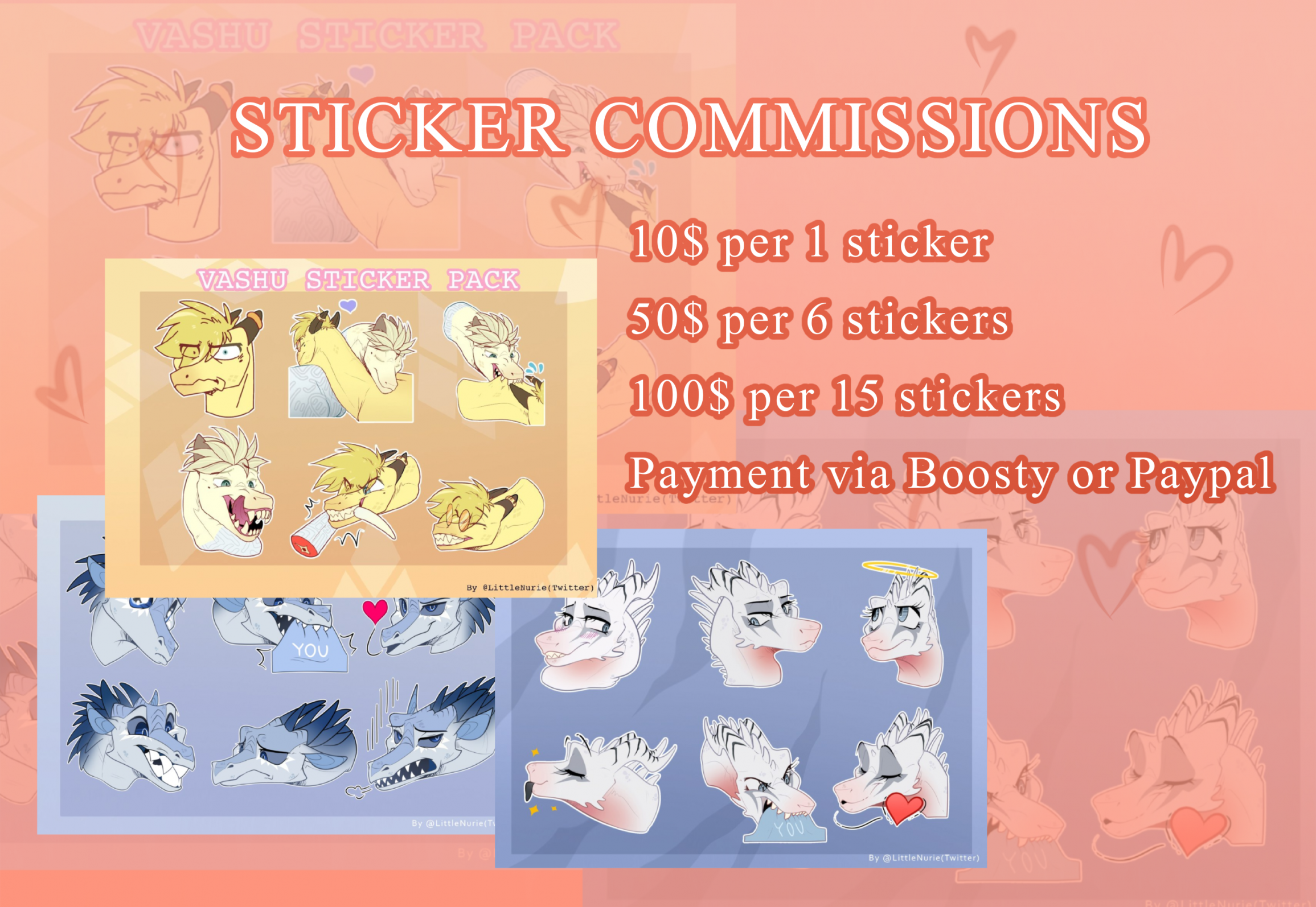 STICKER COMMISSIONS