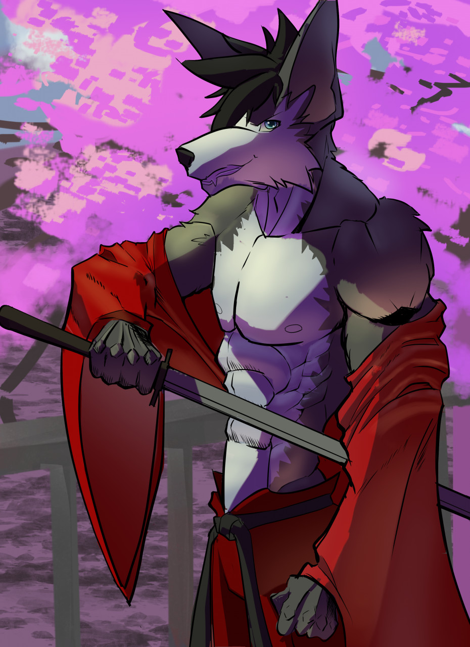 samurai wolf by Ny1996 -- Fur Affinity [dot] net