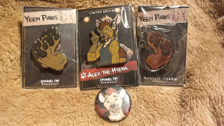 Hyena pins