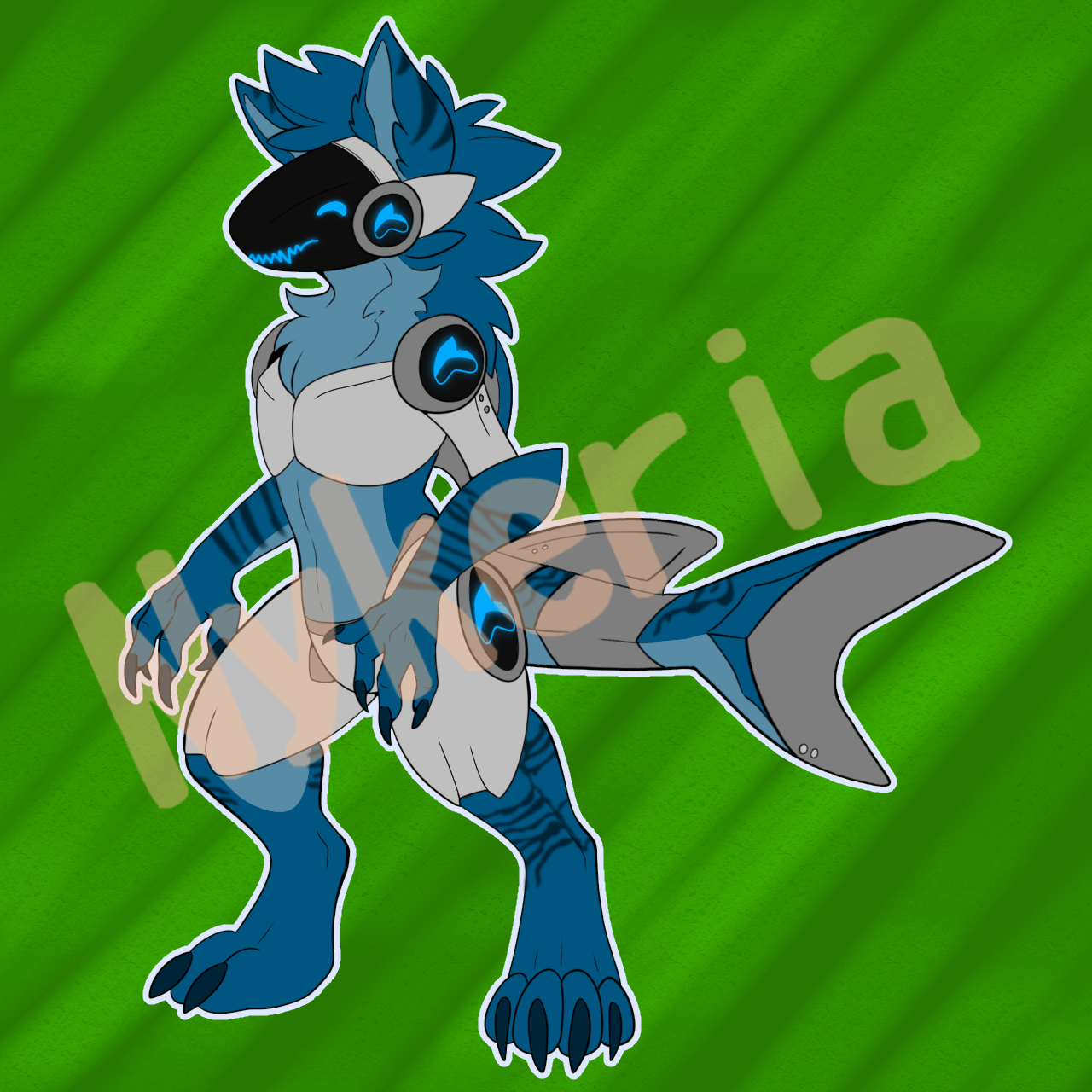 Aquatic Protogen Adopt (Closed) by Nykeria -- Fur Affinity [dot] net