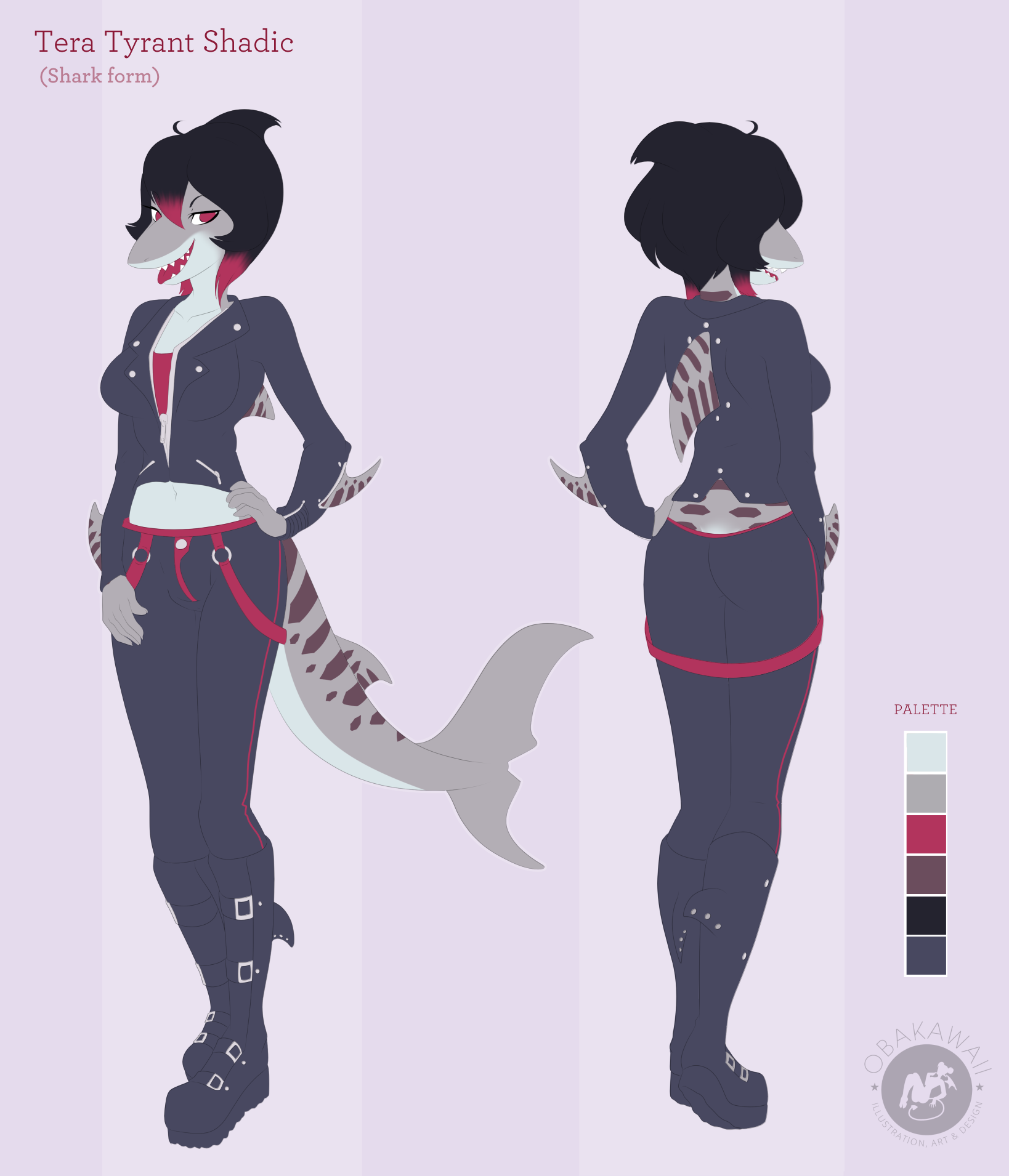 Tera Tyrant Shadic (Shark Version) - Character Sheet by Obakawaii -- Fur  Affinity [dot] net