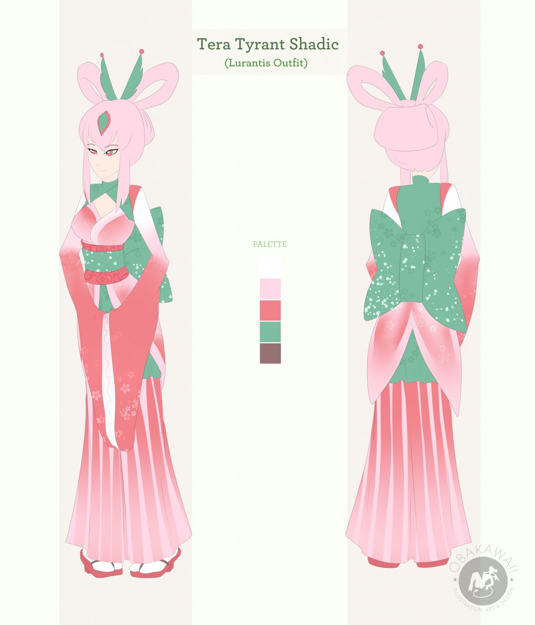 Lurantis Outfit - Character Sheet by Obakawaii -- Fur Affinity [dot] net