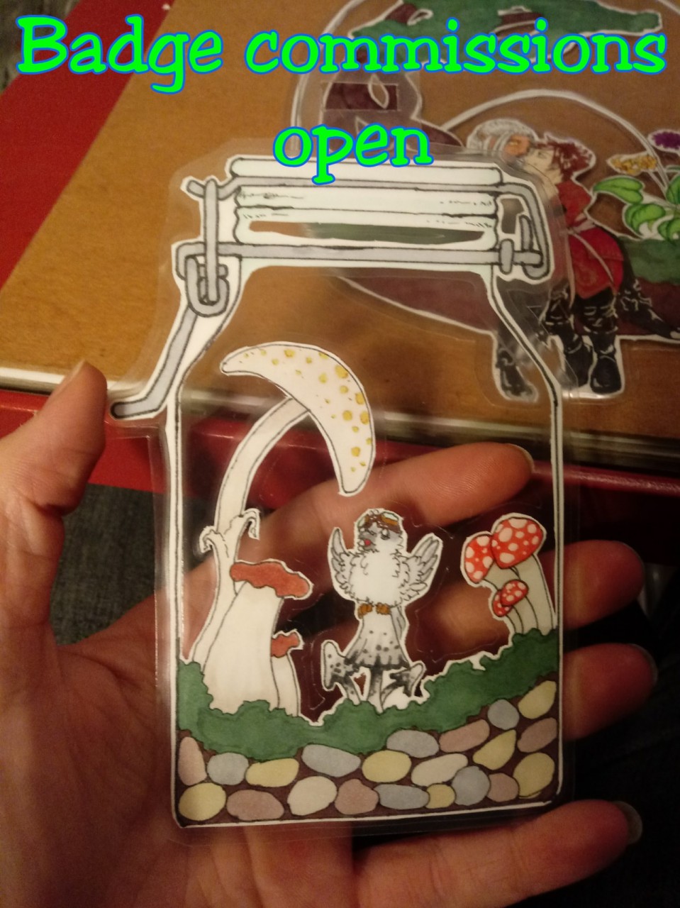 Terrarium Badge Commission Open