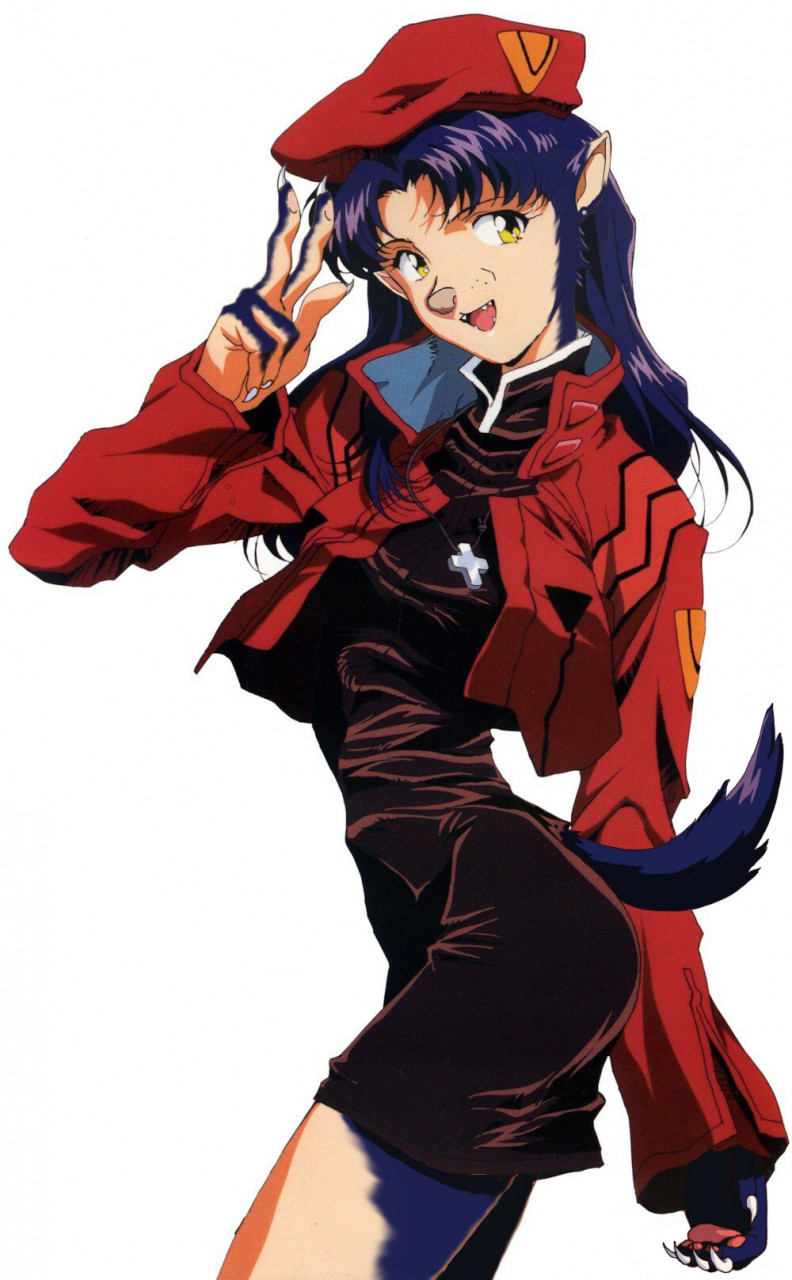 Misato Katsuragi: Wolf Major by Observerer -- Fur Affinity [dot] net