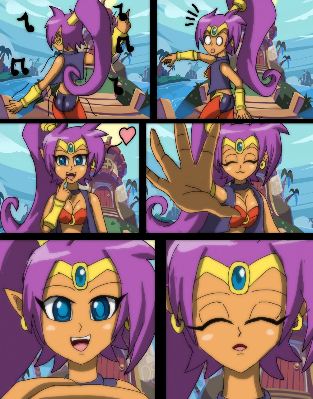 Shantae Vore POV Page 1 by OC-GTS-Hero -- Fur Affinity [dot] net