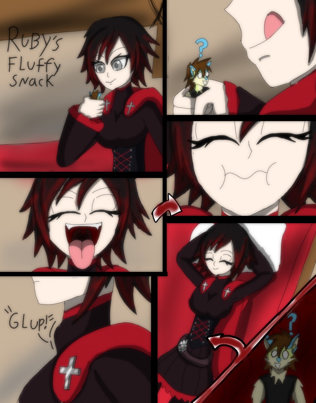 Ruby's Fluffy Snack by OC-GTS-Hero -- Fur Affinity [dot] net