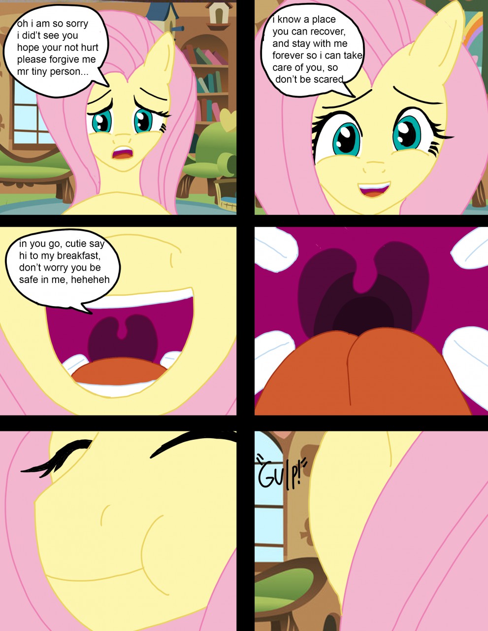 Fluttershy Vore POV Page 1 by OC-GTS-Hero -- Fur Affinity [dot] net