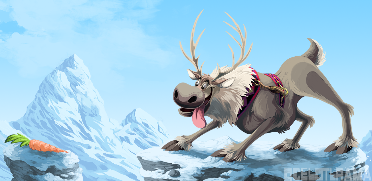 sven with carrot