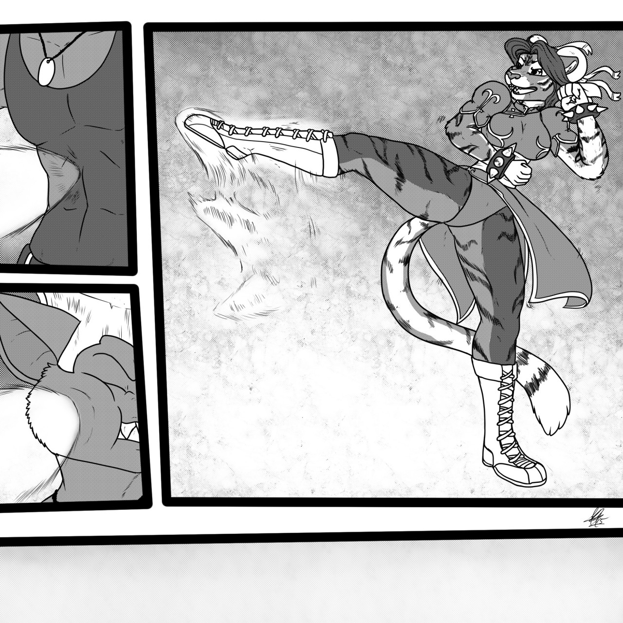 Chun-Li Cosplay manga page by Ochropus -- Fur Affinity [dot] net