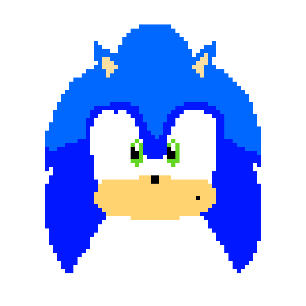 Sonic pixel art adoptable. 
