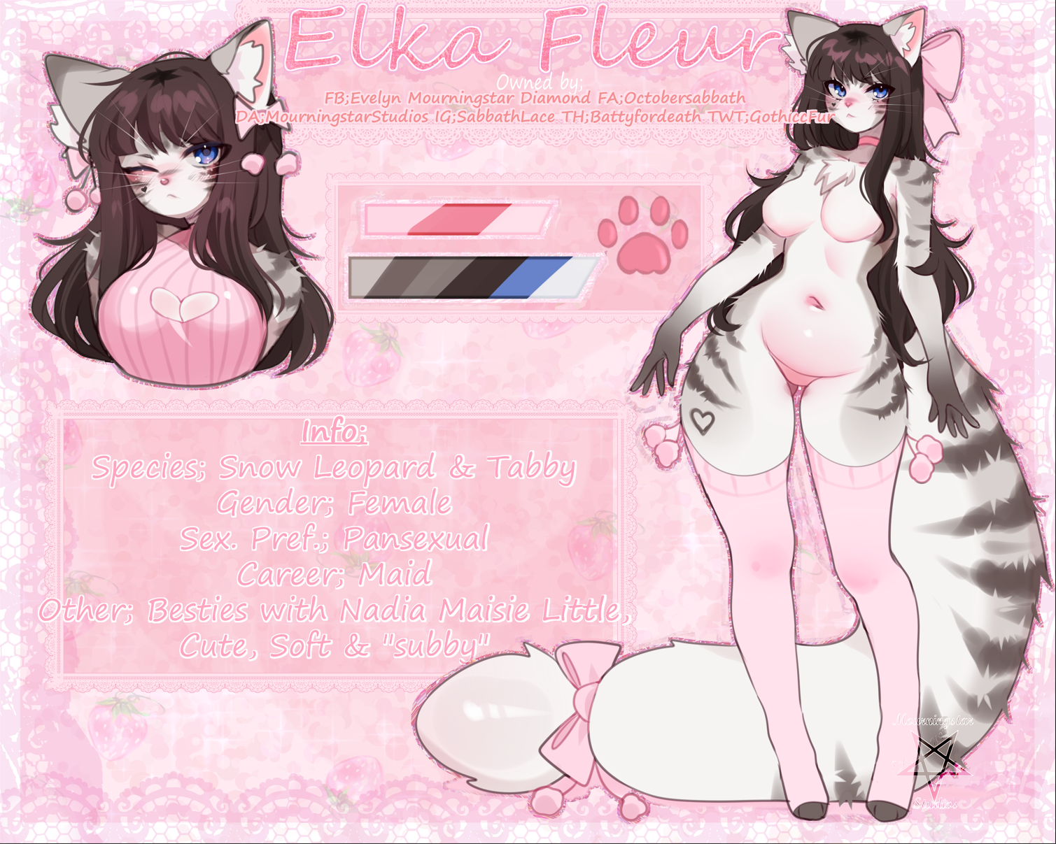 Elka Fleur SFW ref 2023 by octobersabbath -- Fur Affinity [dot] net