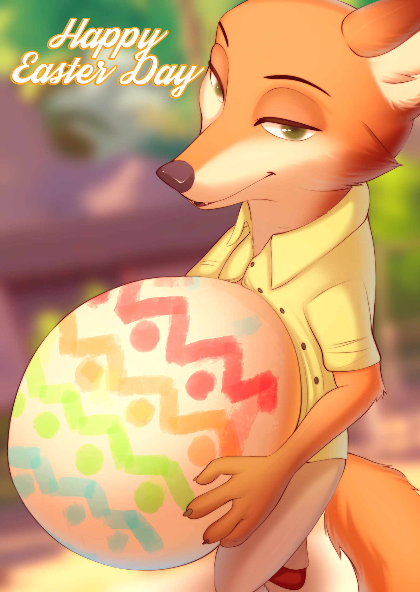 Happy Easter Day by Nick Wilde by OctopusKun -- Fur Affinity [dot] net