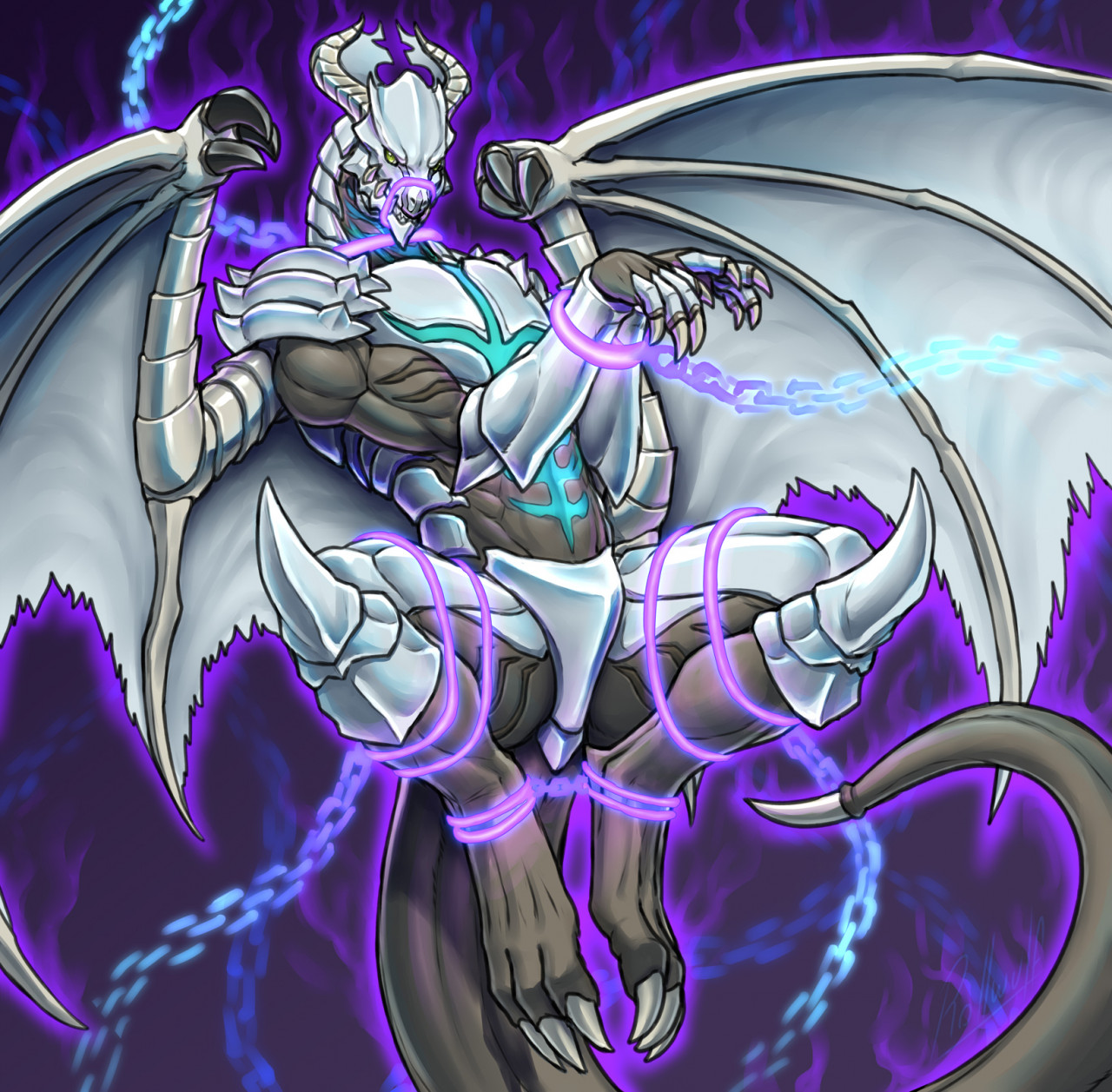 Chained Dragon Lord by Offline_User -- Fur Affinity [dot] net