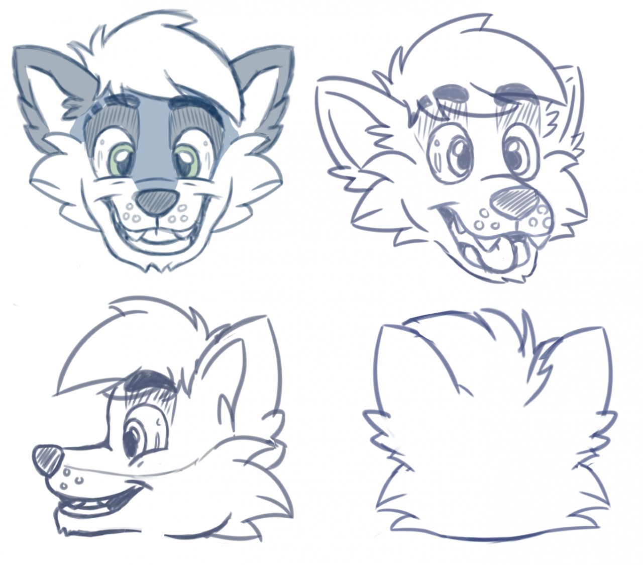 Faces of Oggy by OggyTheFox -- Fur Affinity [dot] net