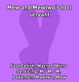 [Comm] Mew and Mewtwo's foot servant [Foot fetish story]