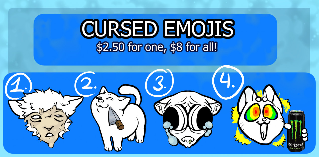 CURSED EMOJI STICKERPACK YCH by Winsenta -- Fur Affinity [dot] net