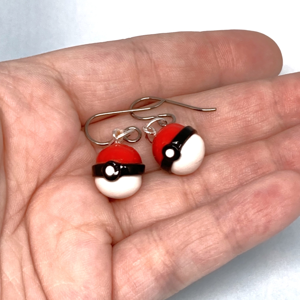 Pokeball earrings sale