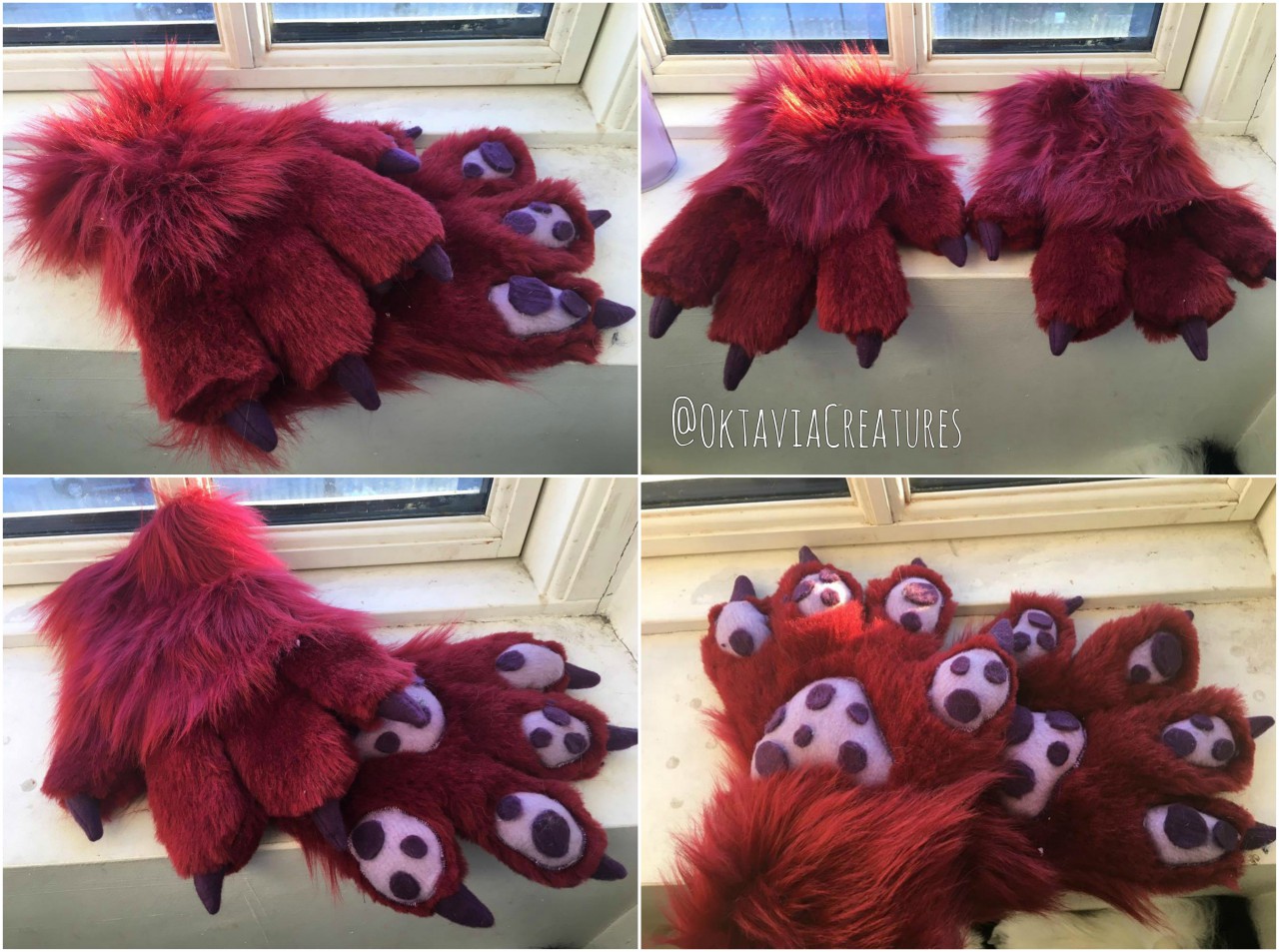 Toony style 4 fingered hand paws. by OktaviaCreatures -- Fur Affinity [dot]  net