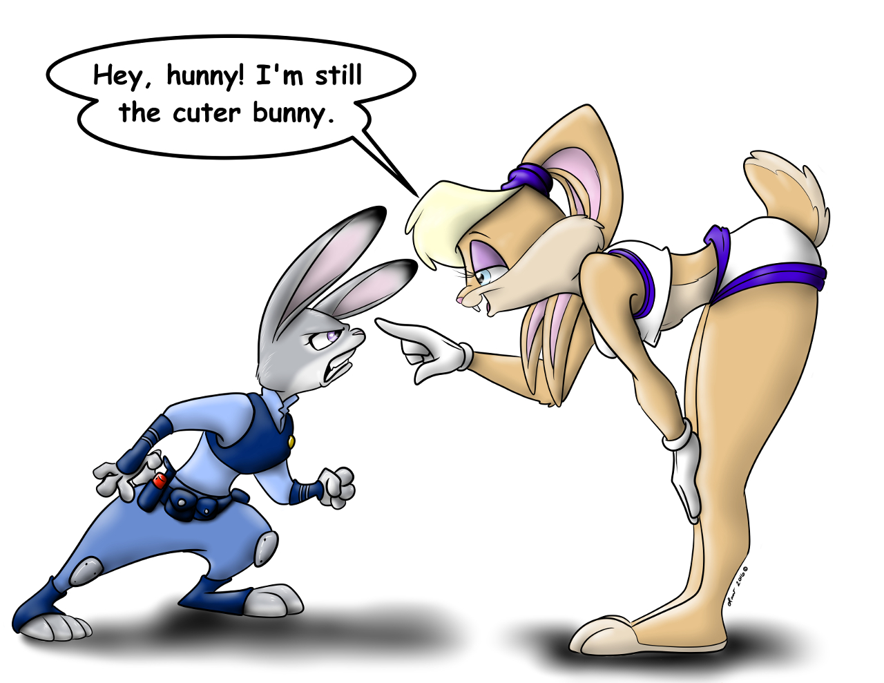 Judy vs. Lola by Omadaun -- Fur Affinity [dot] net