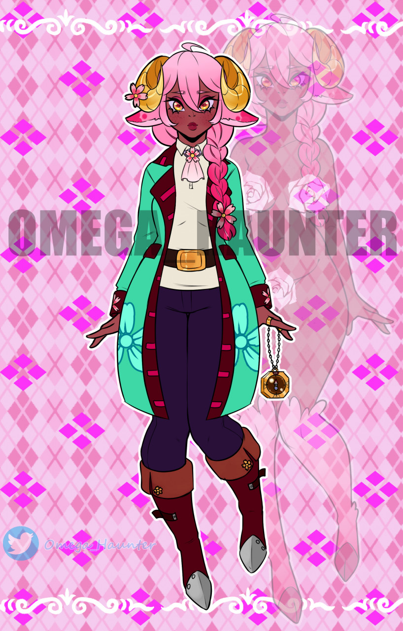 Auction] Sakura Goat - CLOSED by OmegaHaunter -- Fur Affinity [dot] net