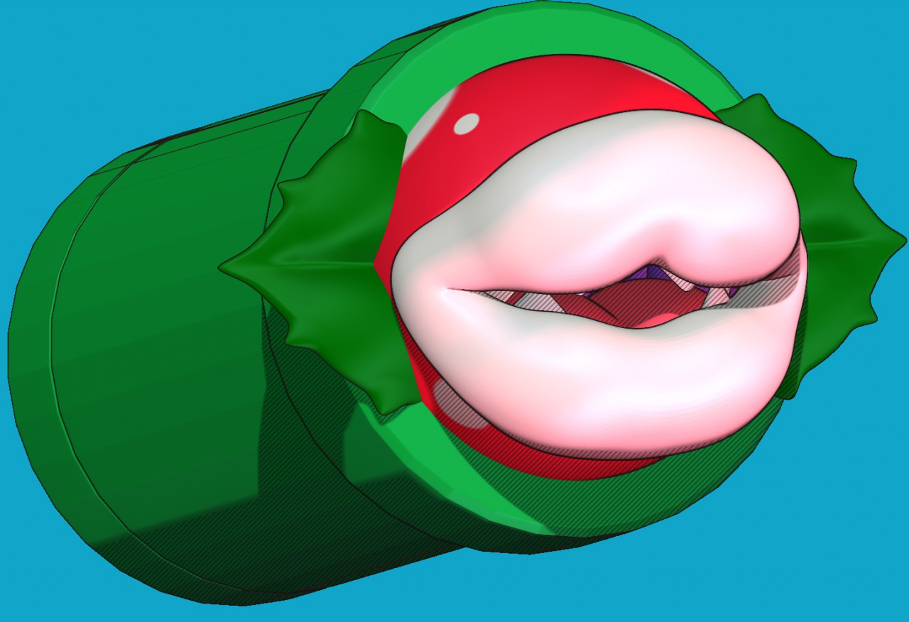 piranha plant fleshlight - 3d by omocha_laroo -- Fur Affinity [dot] net