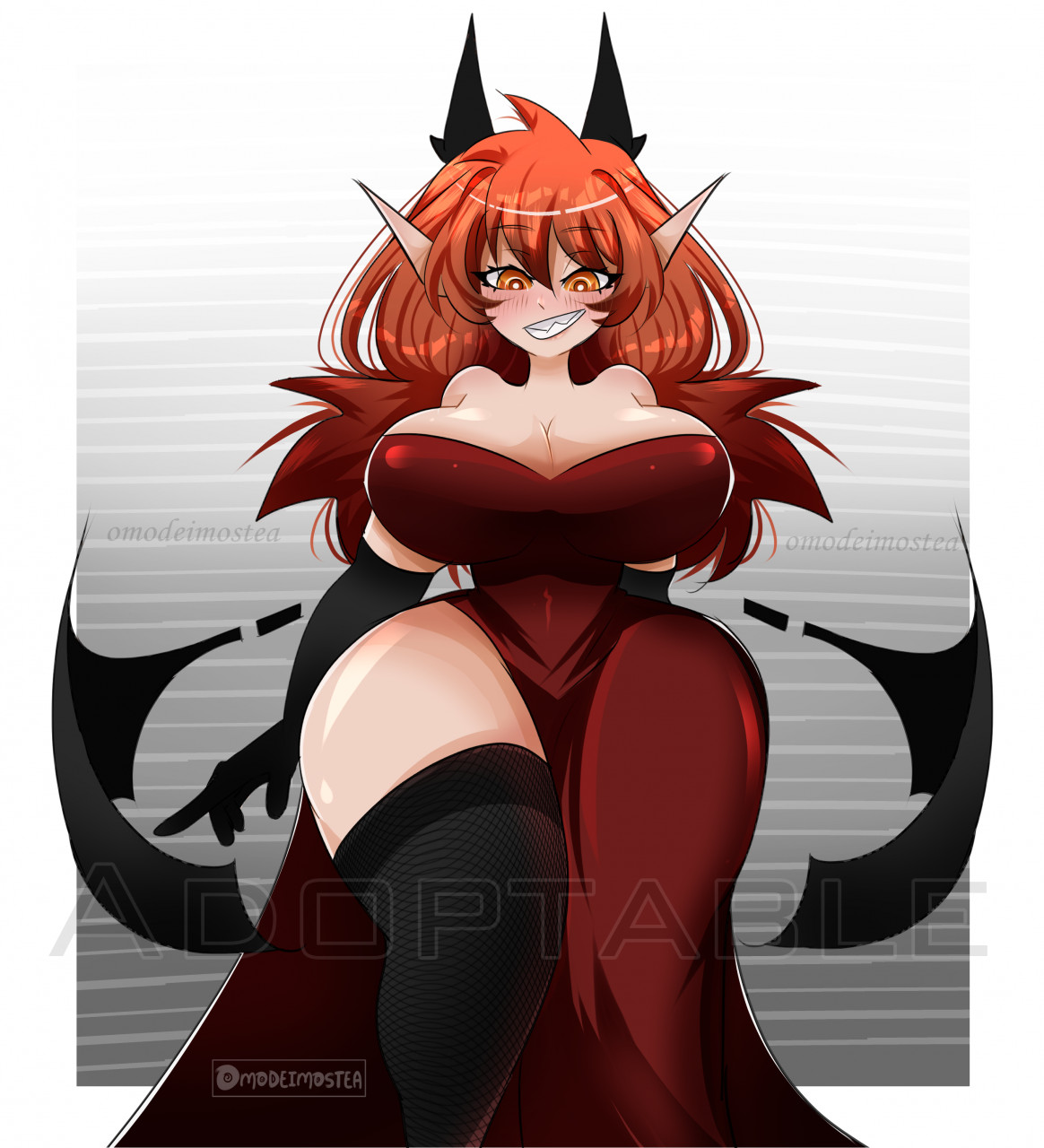 ADOPT Thicc Redhead Demon (SOLD) by omodeimostea -- Fur Affinity [dot] net