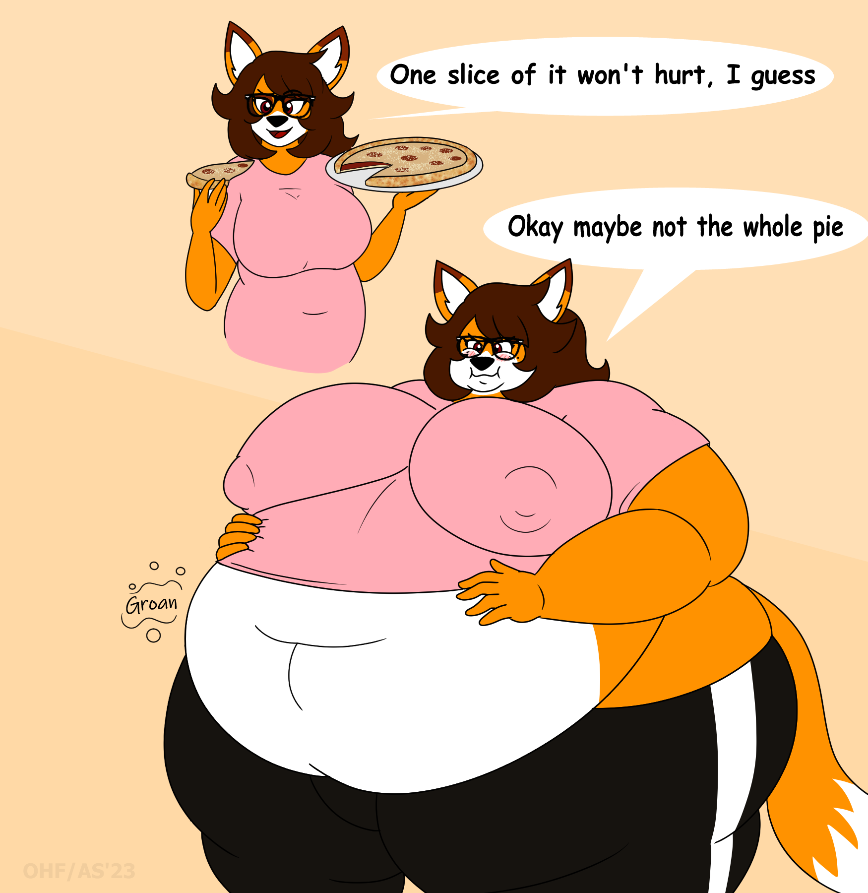 Just One Slice by OneHandsomeFox -- Fur Affinity [dot] net