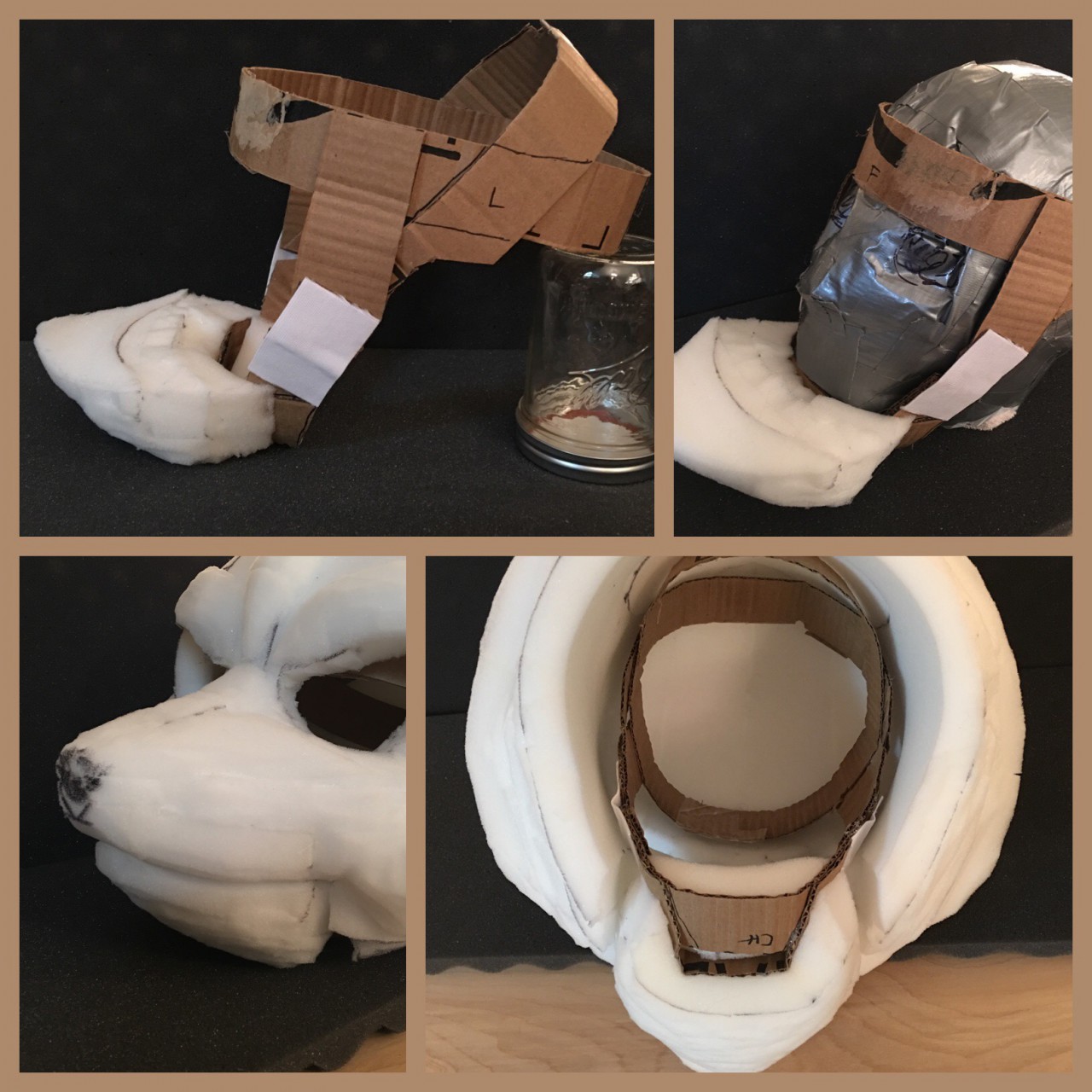 Cardboard Fursuit Head | atelier-yuwa.ciao.jp