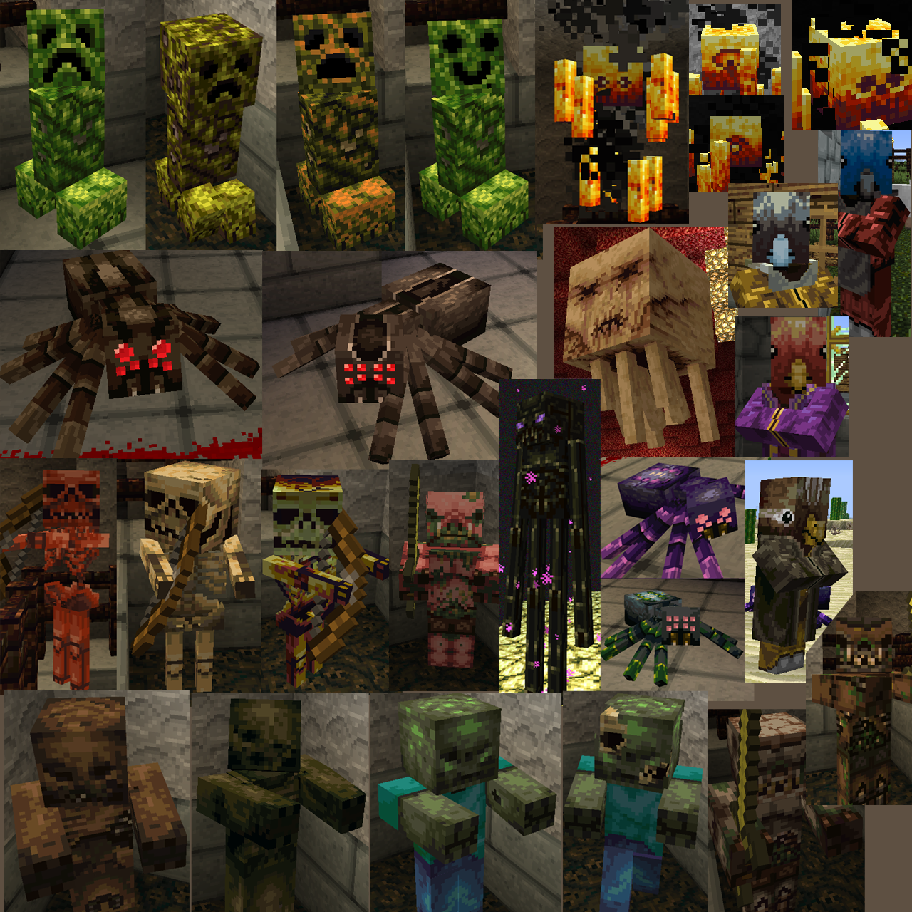 Most Downloaded Fantasy Minecraft Mob Skins