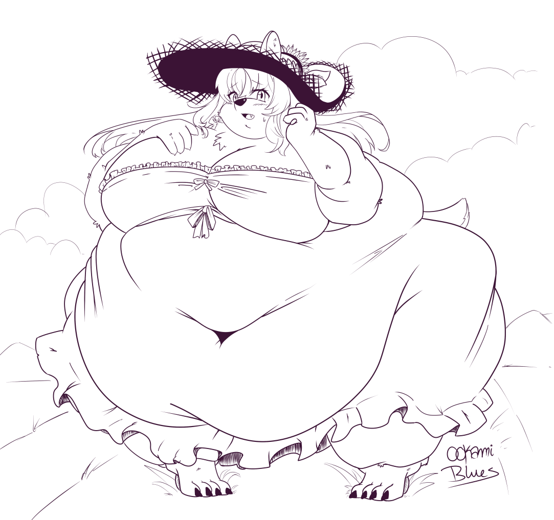 SSBBW Inuhiro Mimimi by OokamiBlues_night -- Fur Affinity [dot] net