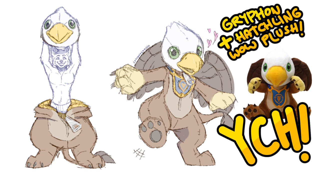 gryphon hatchling plush