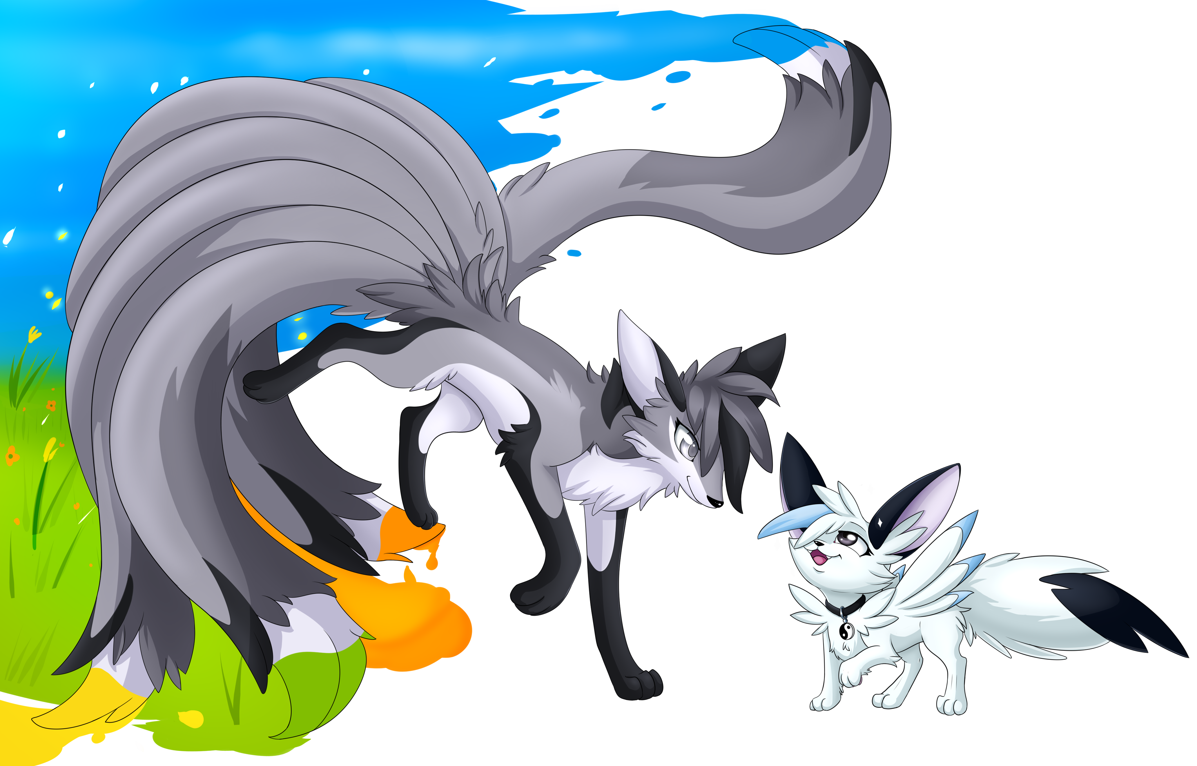 Mightyena Und Ninetales