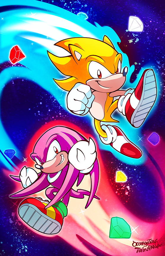 hyper sonic vs hyper knuckles