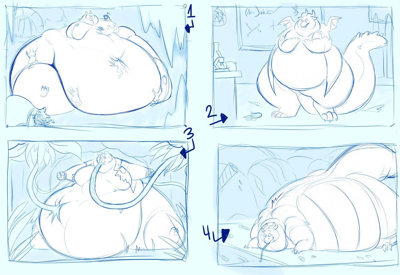 FANTASY WEIGHT GAIN YCHS (OPEN) FAST TURNAROUND by OreoCakes -- Fur  Affinity [dot] net