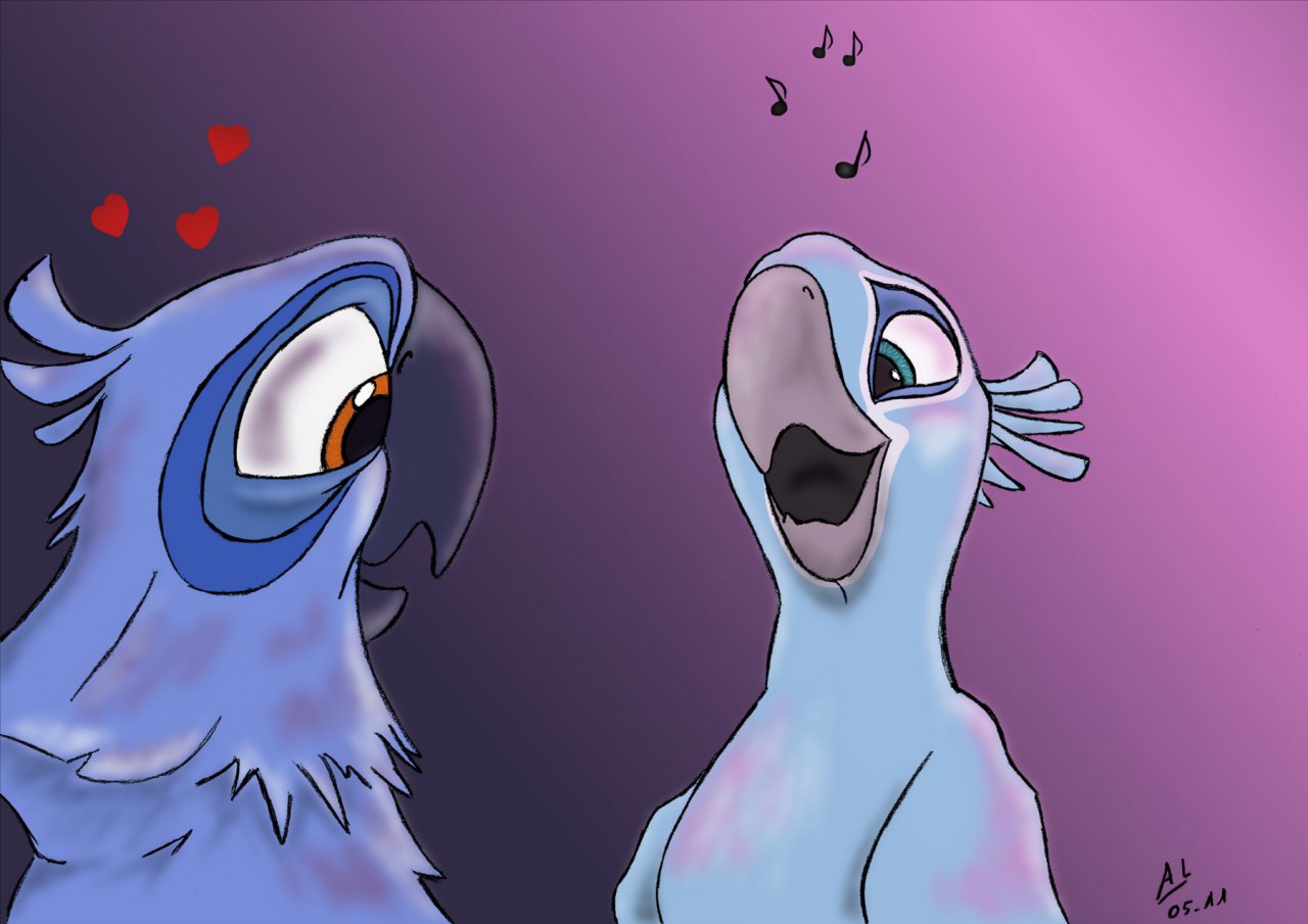 Rio - Jewel sings and Blu falls in love. 