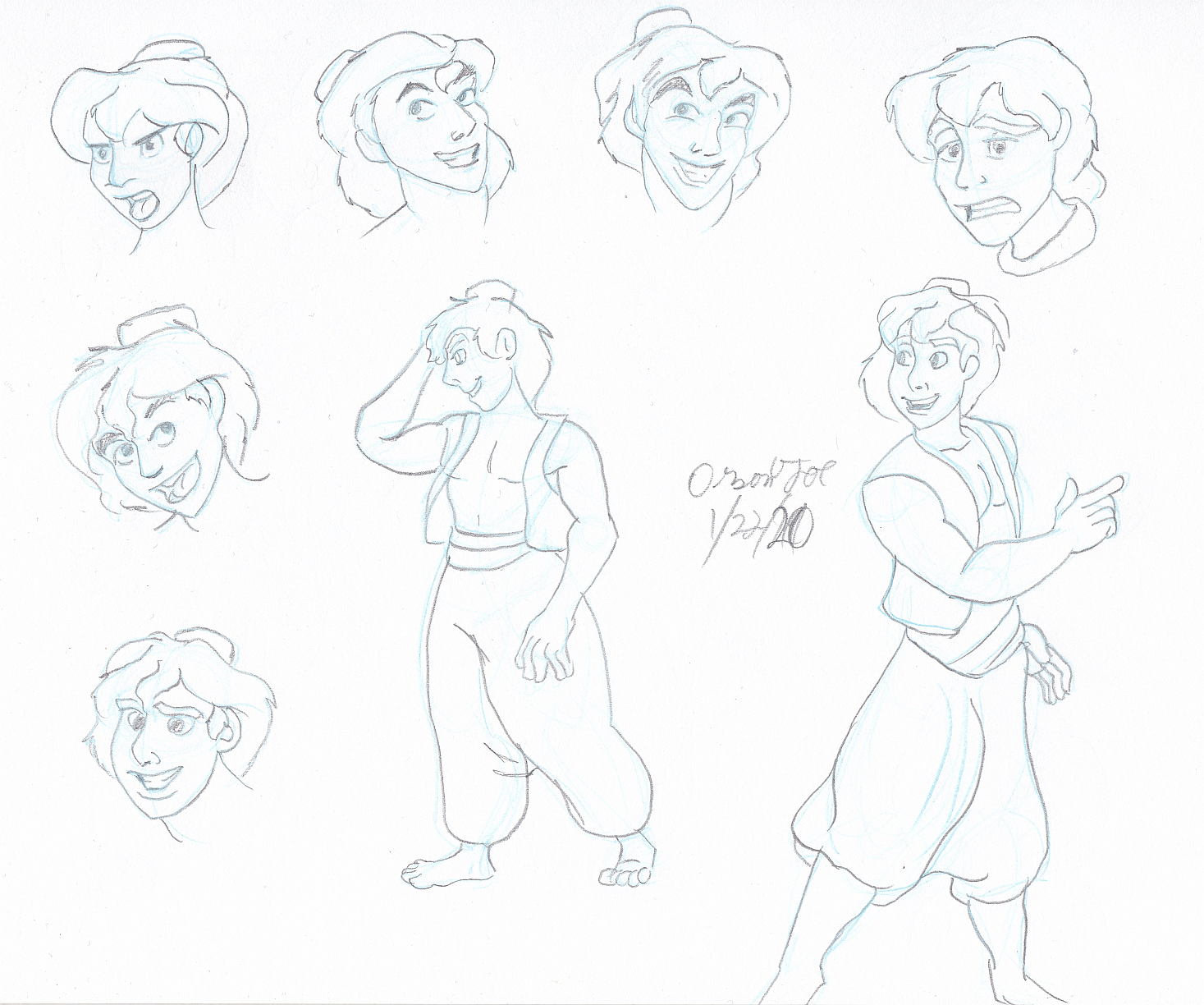 Aladdin  ALADDIN 1992  Arte conceitual da disney Personagens disney  Esboços de personagens
