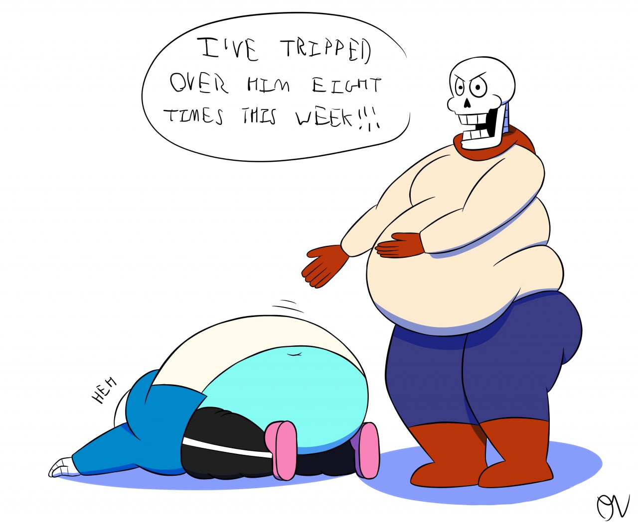 Fat underfell sans