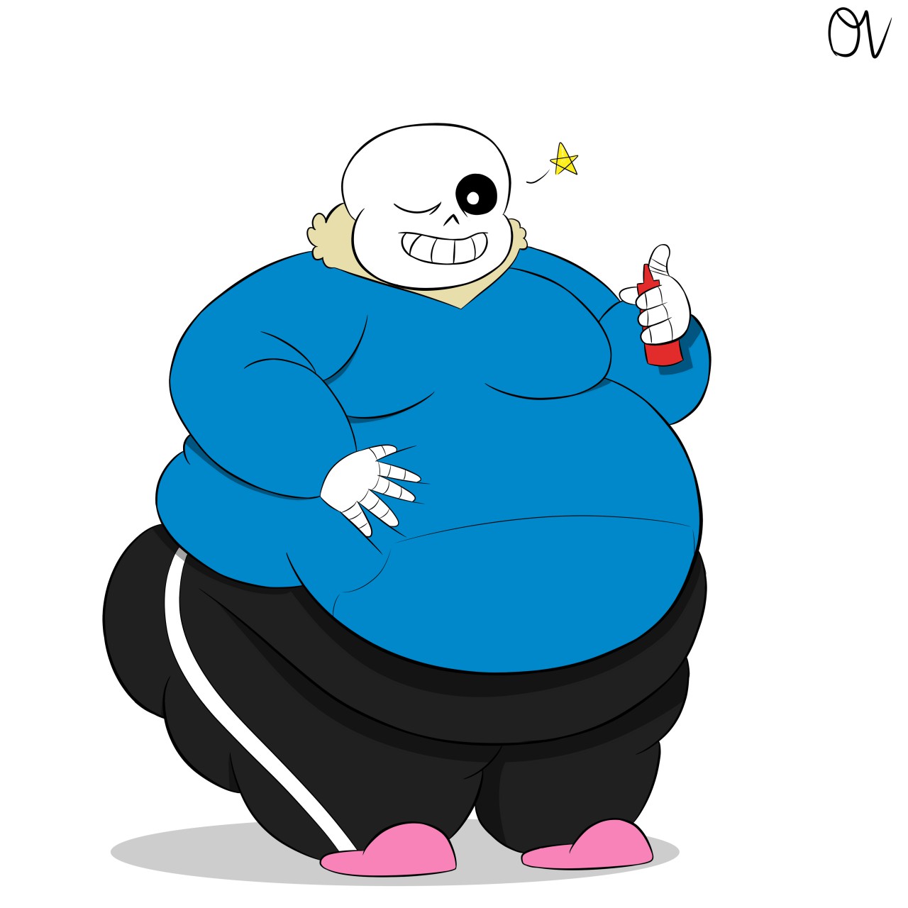 Fat underfell sans