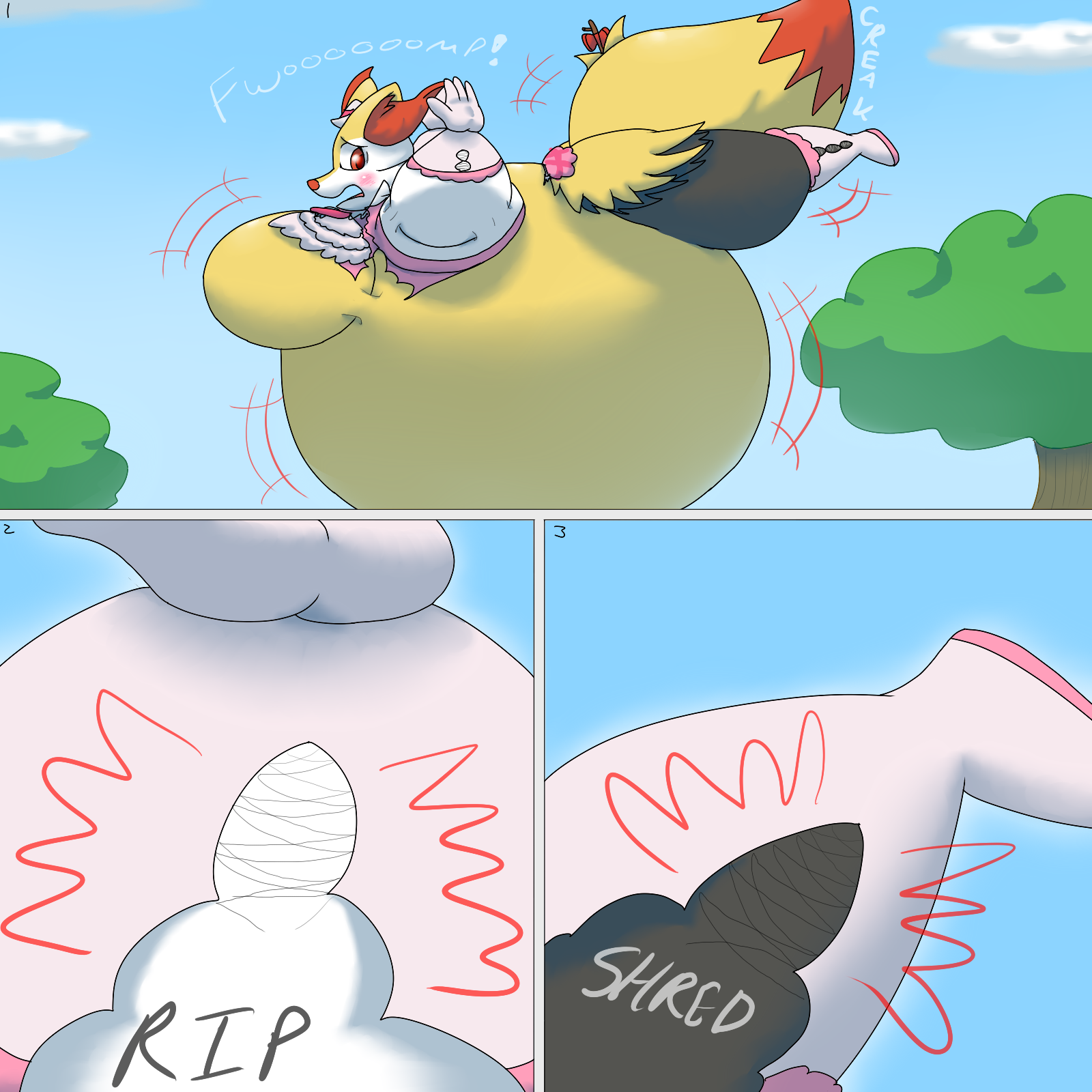 Commission) Braixen Blimp 3/4 by OtakuKirlia -- Fur Affinity [dot] net