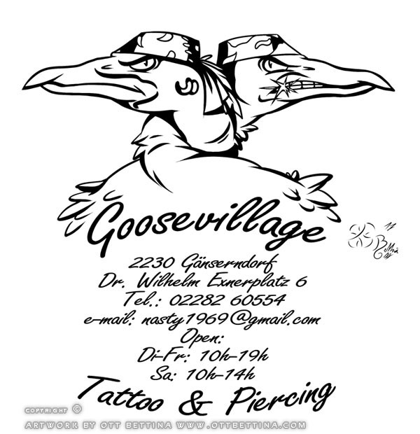 First Tattoo The Untitled Goose on my forearm   rTattooDesigns