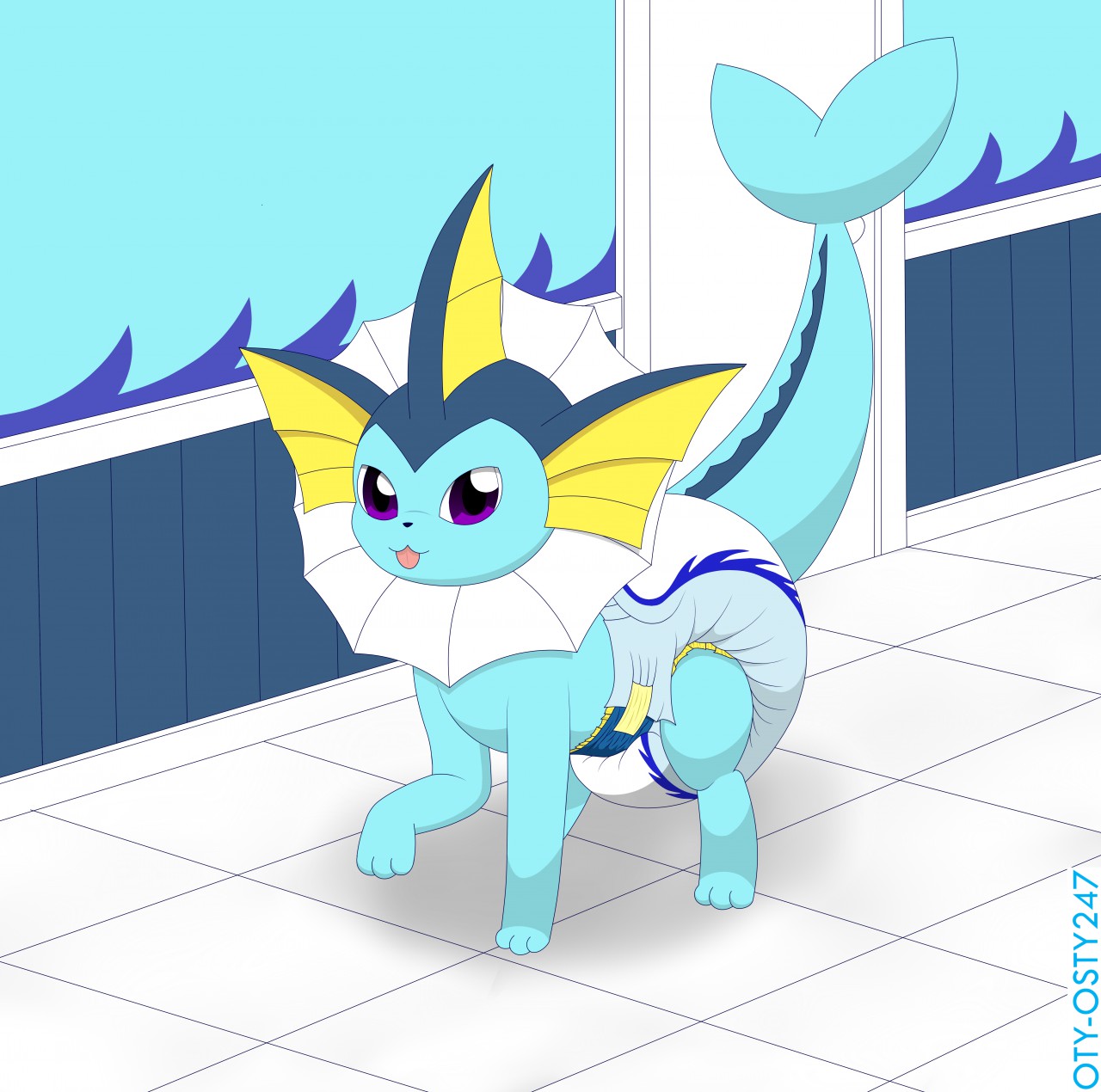 Ain't that a cute [little Vaporeon in that picture there with I an