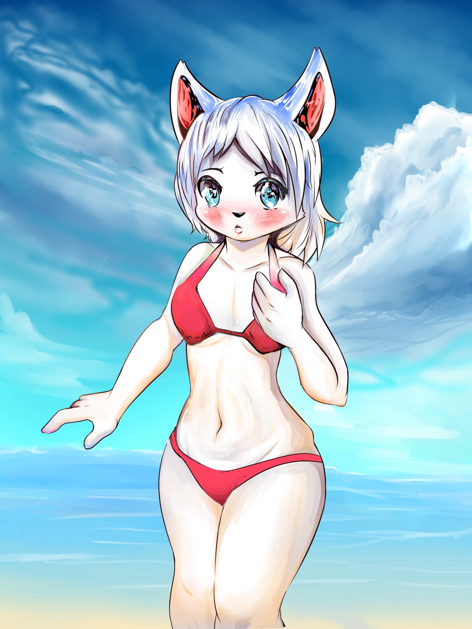 my cat bikini by oumseven Fur Affinity dot net